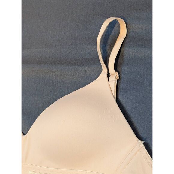 Victoria's Secret PINK nude T-shirt bra 32A - Picture 3 of 4
